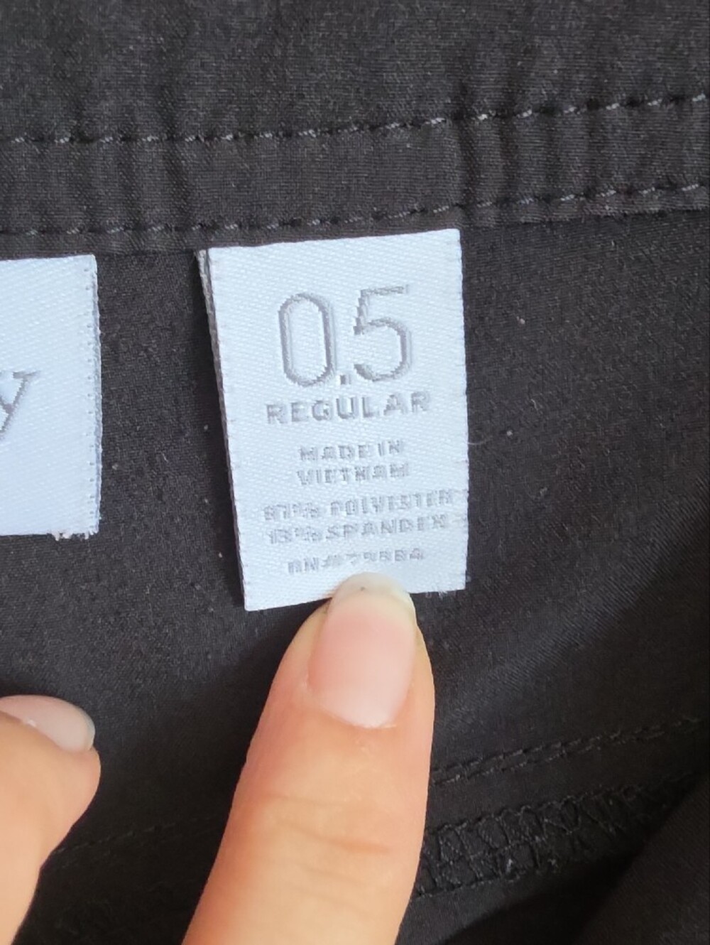 Zenergy By Chicos Black Zip Pocket Jogger Pants SZ 0.5 = 8 - Picture 12 of 14